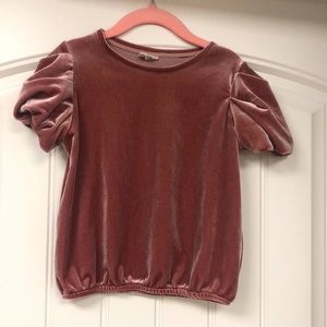 Zara Ballon short sleeve shirt-little girl